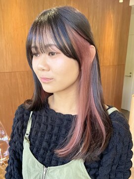 ユキ 八事(yukii) インナーカラーピンク×髪質改善