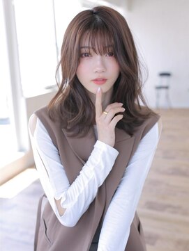 アグ ヘアー スタッグ 宇都宮城東店(Agu hair stag) 《Agu hair》透明感カラー×エアリー韓国くびれセミ