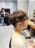 調布メンズカットスパイラルパーマ波巻きマッシュパーマ