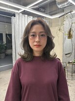 ステップボーンカット トーキョー(STEP BONE CUT TOKYO)&nbsp;【ステップボーンカット】くびれヘア/オリーブブラウン/表参道