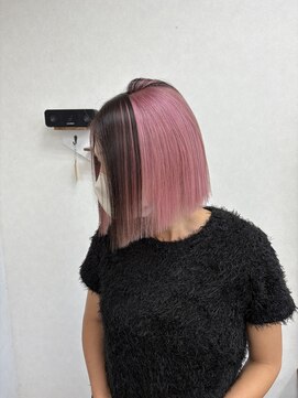 リングバイモアムー(Ring by Moremuu) ブリーチカラーピンクカラーアンブレラカラー