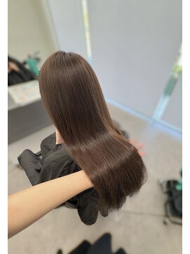 ガルボヘアー 桟橋店(garbo hair) オイルカラー高知髪質改善ブラウンベージュ