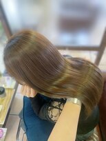ハピネス クローバー 学園前店(Happiness CLOVER)&nbsp;髪質改善　艶髪　ベージュカラー