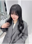 黒髪ロング！