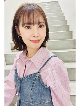 ヘアドゥ ベイタウン店(hair do) シースルーバング外ハネボブ