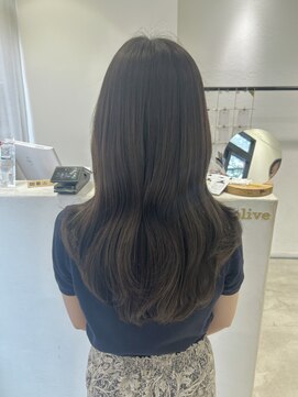 ビューバイネオリーブ 用賀店(Beau'r by neolive) ミルクティーブロンドデジタルパーマワンホンレイヤー［用賀］