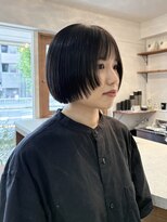 ハク メゾン(HaKU maison)&nbsp;ミニボブ/顔まわりレイヤー/切りっぱなしボブ/フェイスレイヤー