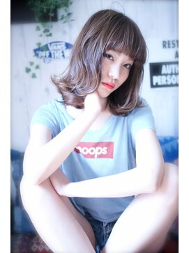 マイティ バイ エイチ(mighty by H) mighty*ロブ×透明感×クリアアッシュ*