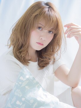 ネオリーブカップ 町田店(Neolive capu) 【Neolive ｃａｐｕ】外国人風　ミディアムパーマ