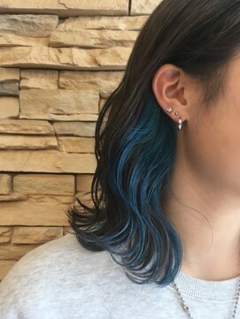 オプスヘアーフェリース(OPS HAIR feliz) シルバーグレー×ブルー
