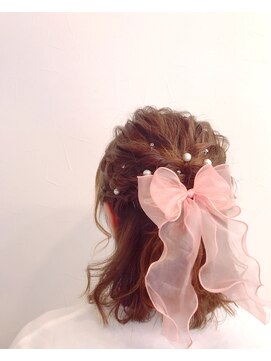 エンヴィー 町田(ENVY) ふんわりキュートなハーフアップ♪