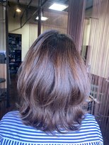 ヘアーエヌプラス (HAIR N+)&nbsp;セミロングボブ外ハネ巻