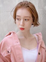 リリアン 青山(relian) 切りっぱなしボブ×ハイトーンカラー