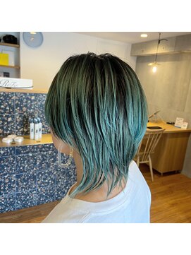 アル(AL) グリーンカラーのプチウルフ