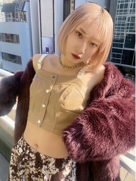 エクー(ECOO) 『 内巻きボブ×ブロンドカラー 』 ECOO