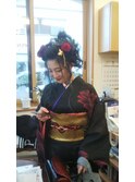 成人式ヘアー着付け