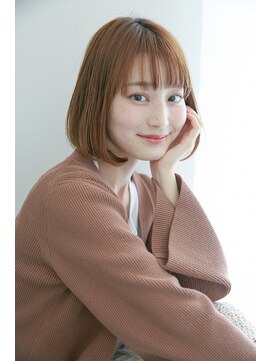 フィガロ ミーナ 東生駒店(FIGARO MINA) ナチュラルショートボブ