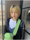 ボブ_ステップカット_イエロー B160871722