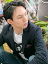 カバーヘア ブリス 上尾西口店(COVER HAIR bliss) ウェットヘア&七三分け刈り上げショートc4上尾20代30代40代