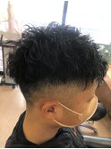 フェード×パーマ
