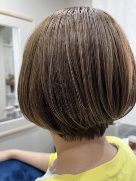 ココヘアー(hair) 柔らかいハイライトボブ♪