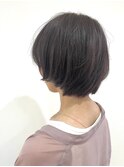 マッシュショート_ヴァイオレットブラウン