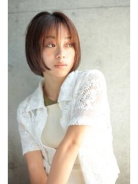 アンド(AND) ボブ　ワイドバング　地毛風ストレート　代官山　中目黒　恵比寿