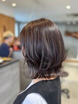 ニカイ(2F)&nbsp;ミディアムレイヤー　ウルフ　前髪/カラー/トリートメント