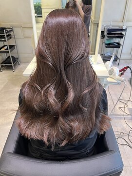 アソビセカンド 原宿(ASOBI 2nd) 前髪/マチルダボブ/ピンクベージュ/インナーグレージュ/ブルー