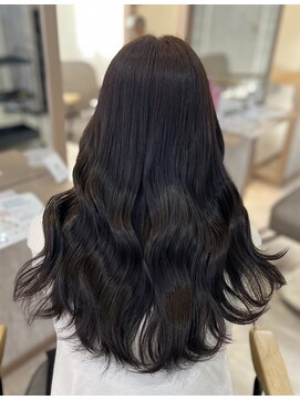 エルバイラビス 大宮(elu by lovis) 《Ami》オリーブブラウン/ワンカラー/エアリーロング/韓国/大宮