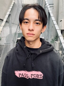 レタッチバイフィフス(RETOUCH by fifth) センターパートニュアンスパーマワンカールパーマ韓国コンマヘア