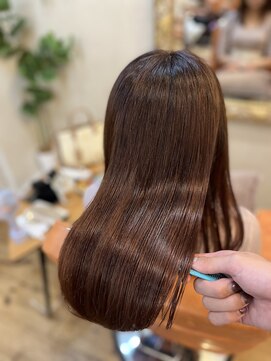 エルムトウキョウ(ELM Tokyo) 髪質改善カラー うるっとピンクベージュ