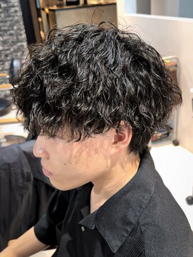 メンズサロン ガウディ 高槻店(men's salon Gaudi) ツイストスパイラルパーマ×メンズツーブロックマッシュヘア