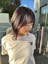 if&nbsp;ボルドー/ボブ/顔まわりレイヤー