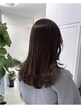 ノーム(NORME) 【新城】ブリーチなし透明感カラー ラベンダーグレージュ