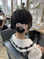 ファースト 祇園本店(first)&nbsp;【ヘアセットサロンfirst】あみこみツインお団子♪