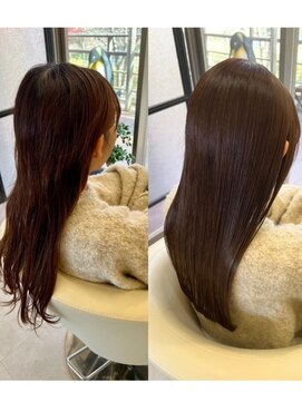 アール 南森町 大阪天満宮店 髪質改善トリートメント×ロング