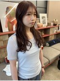 20代30代40代ミルクティベージュ韓国ヘアハイトーン