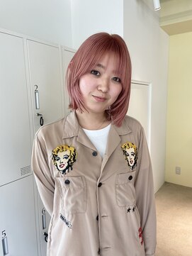 ロジェ(loje) [loje] ハイトーンピンク/ボブ/チェリーブラウン