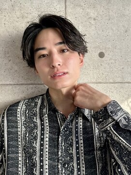 ラティ(Ratie) 【Ratie】韓国ヘア×ニュアンスセンターパート×フェザーパーマ