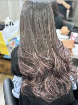 ネクサス 心斎橋(Nexus) 心斎橋/くびれヘア/シールエクステ/デザインカラー/ハイトーン