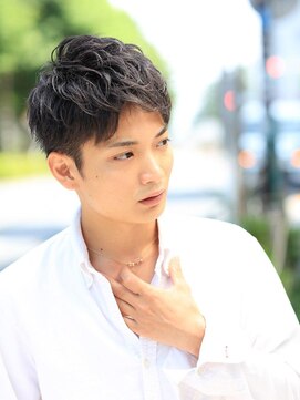 リップスヘアー 梅田アネックス(LIPPS hair) 『爽やかショート』ツーブロックアップバング