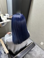 ナンバー エリュン 秋田店(N°Elune) 艶髪ネイビーブルー