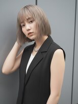 ヘアサロンエムフィス 池袋東口(HAIR SALON M Fe's) ブリーチ/ダブルカラー/ボブ/透明感/切りっぱなし/池袋