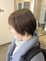 カミケンアジト(kamiken.ajito)&nbsp;丸みのある大人ショートヘア【カミケンアジト/福島】