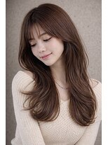 TMJ&nbsp;熊本/レイヤー×ナチュラルに可愛いのに盛れる艶カールロング