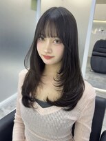 イミュ(IMMU) ワンカールでかわいいレイヤーカット 韓国ヘア/髪質改善