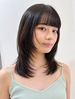 キース ヘアアンドメイク 恵比寿(kith. hair&make)&nbsp;顔まわりカット/レイヤーカット/ハッシュカット