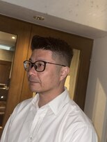 エルエー バーバーショップ 草津店(L.A BARBERSHOP)&nbsp;サイドパート×アイロンパーマ