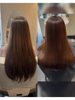 ビーアップヘアー(be:up hair) 縮毛矯正もカラーも一日で艶髪に